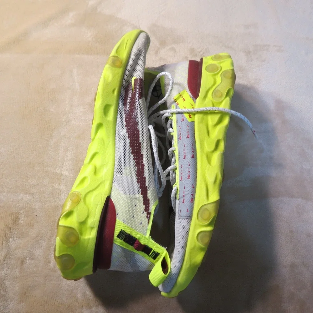 Nike ISPA React Runner WR Ghost Aqua Volt‎ Burgundy AR8503-001 Mens Sneakers